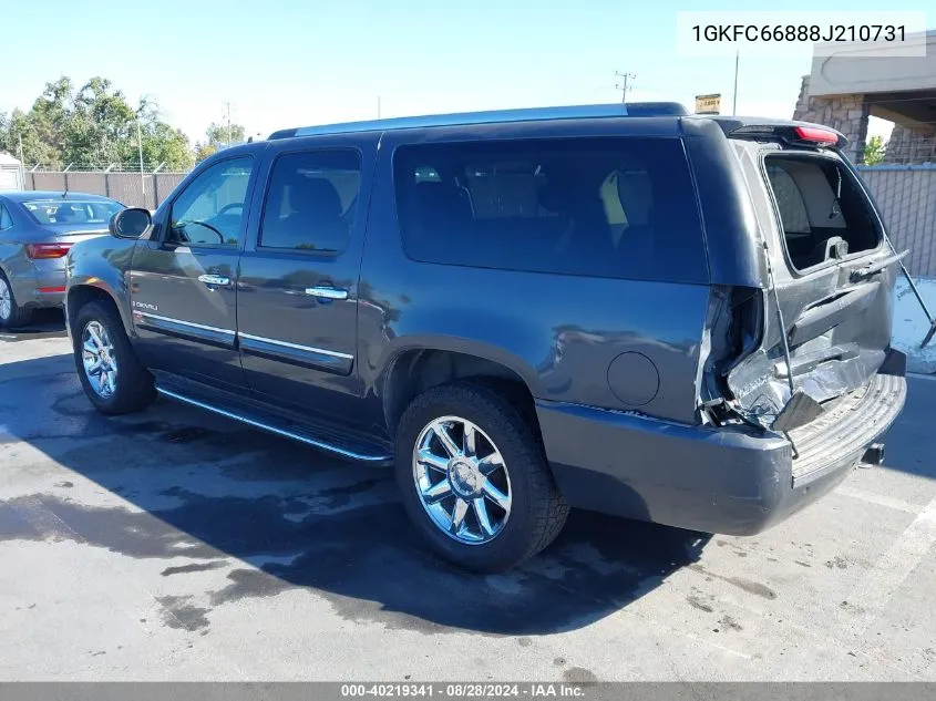 2008 GMC Yukon Xl 1500 Denali VIN: 1GKFC66888J210731 Lot: 40219341