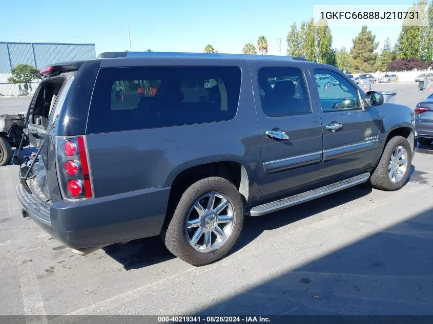 2008 GMC Yukon Xl 1500 Denali VIN: 1GKFC66888J210731 Lot: 40219341