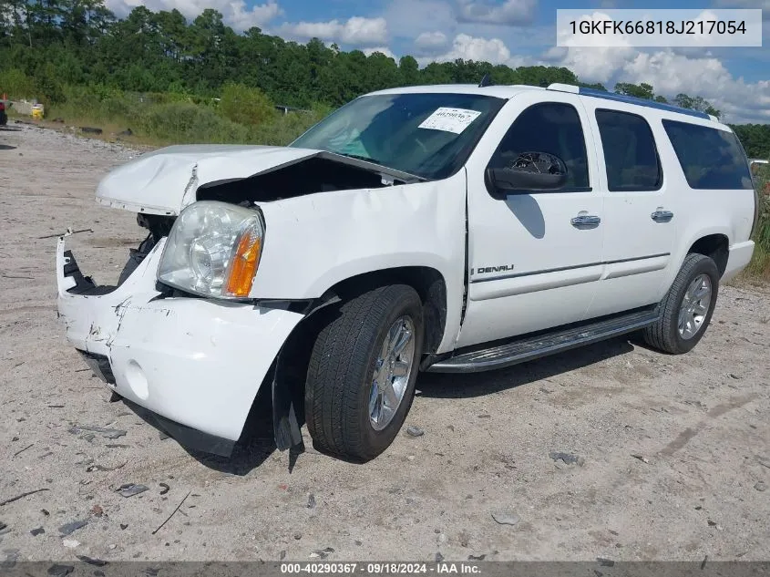 2008 GMC Yukon Xl 1500 Denali VIN: 1GKFK66818J217054 Lot: 40290367