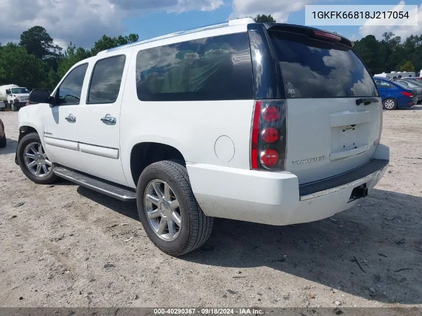 2008 GMC Yukon Xl 1500 Denali VIN: 1GKFK66818J217054 Lot: 40290367