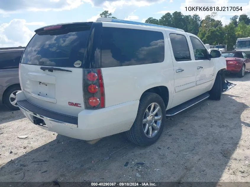 2008 GMC Yukon Xl 1500 Denali VIN: 1GKFK66818J217054 Lot: 40290367