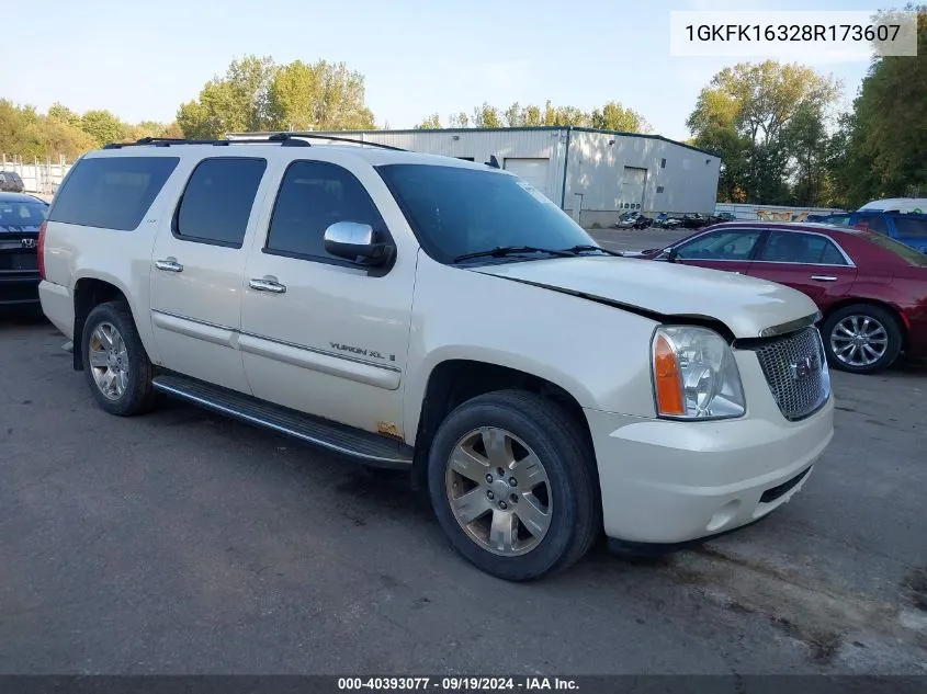 2008 GMC Yukon Xl 1500 Slt VIN: 1GKFK16328R173607 Lot: 40393077