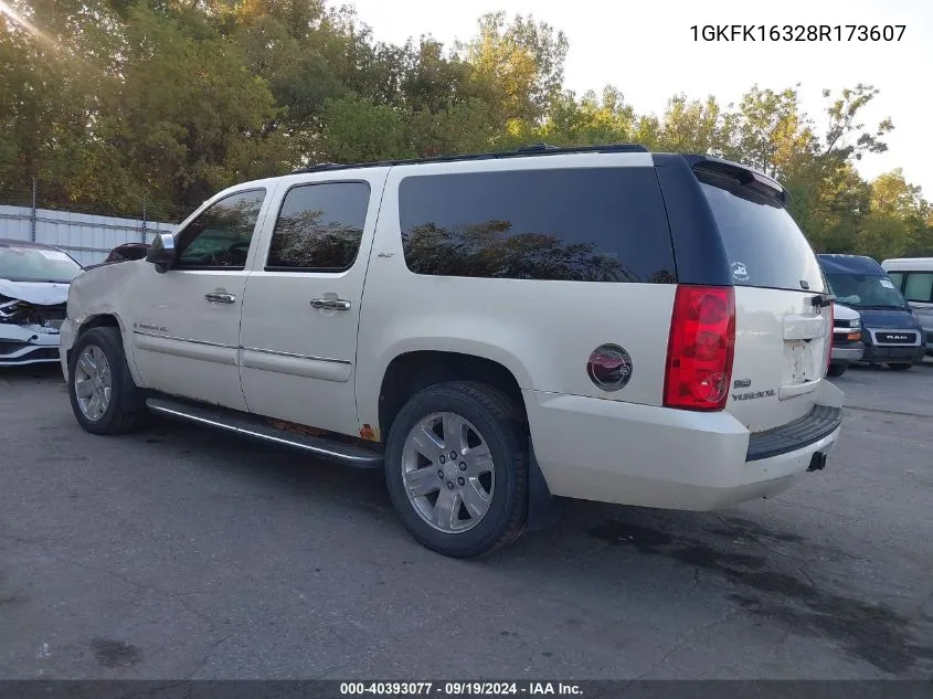 2008 GMC Yukon Xl 1500 Slt VIN: 1GKFK16328R173607 Lot: 40393077