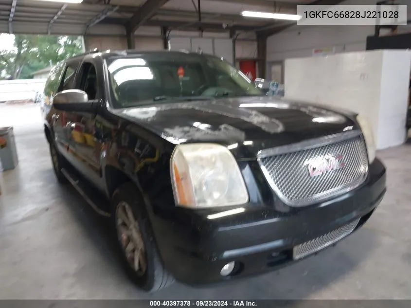 2008 GMC Yukon Xl 1500 Denali VIN: 1GKFC66828J221028 Lot: 40397378