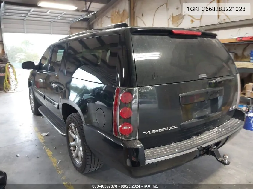 2008 GMC Yukon Xl 1500 Denali VIN: 1GKFC66828J221028 Lot: 40397378