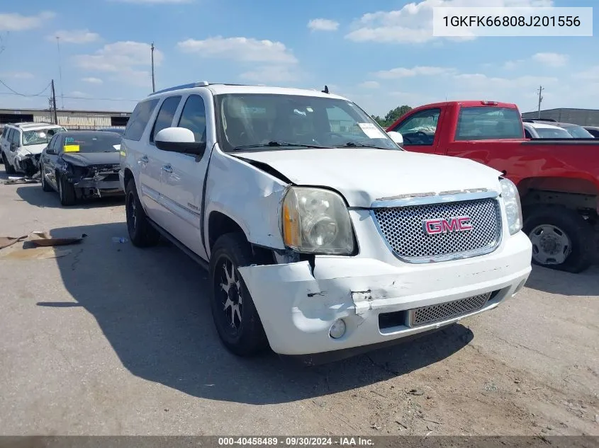 2008 GMC Yukon Xl 1500 Denali VIN: 1GKFK66808J201556 Lot: 40458489