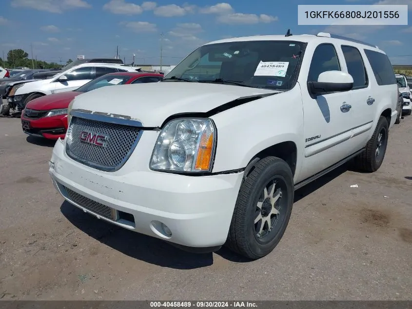 2008 GMC Yukon Xl 1500 Denali VIN: 1GKFK66808J201556 Lot: 40458489