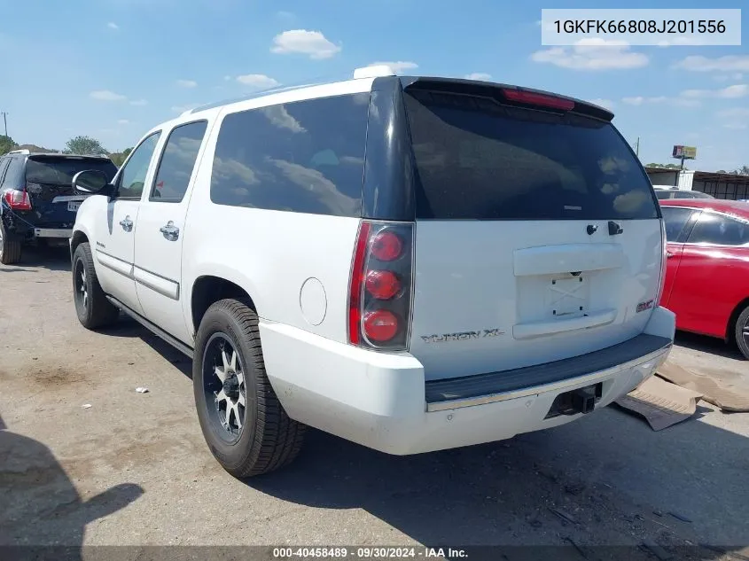 2008 GMC Yukon Xl 1500 Denali VIN: 1GKFK66808J201556 Lot: 40458489