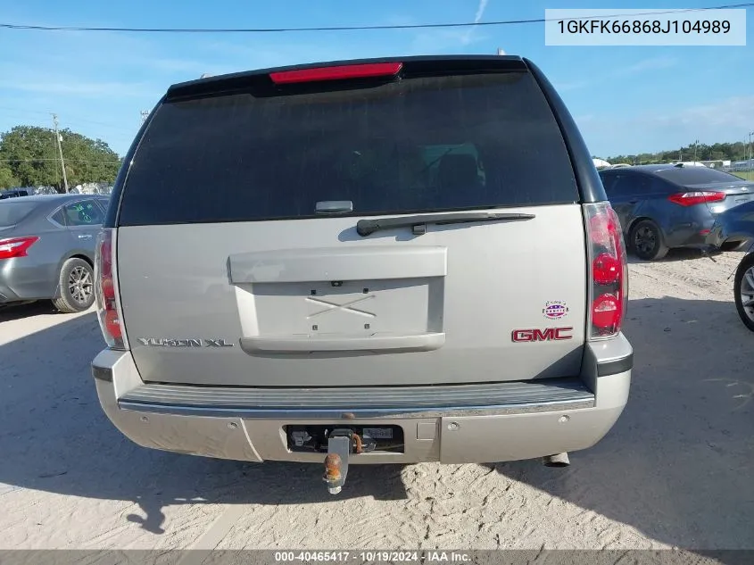 1GKFK66868J104989 2008 GMC Yukon Xl Denali