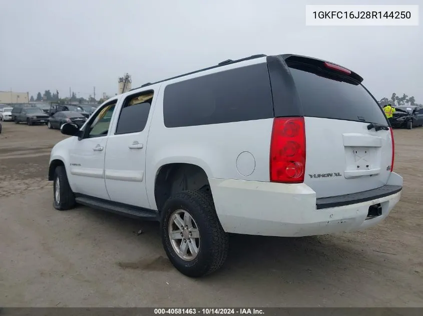 2008 GMC Yukon Xl 1500 Sle VIN: 1GKFC16J28R144250 Lot: 40581463