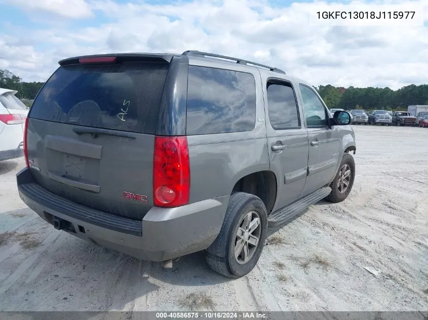 1GKFC13018J115977 2008 GMC Yukon Slt