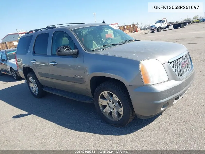 2008 GMC Yukon Slt VIN: 1GKFK13068R261697 Lot: 40600383