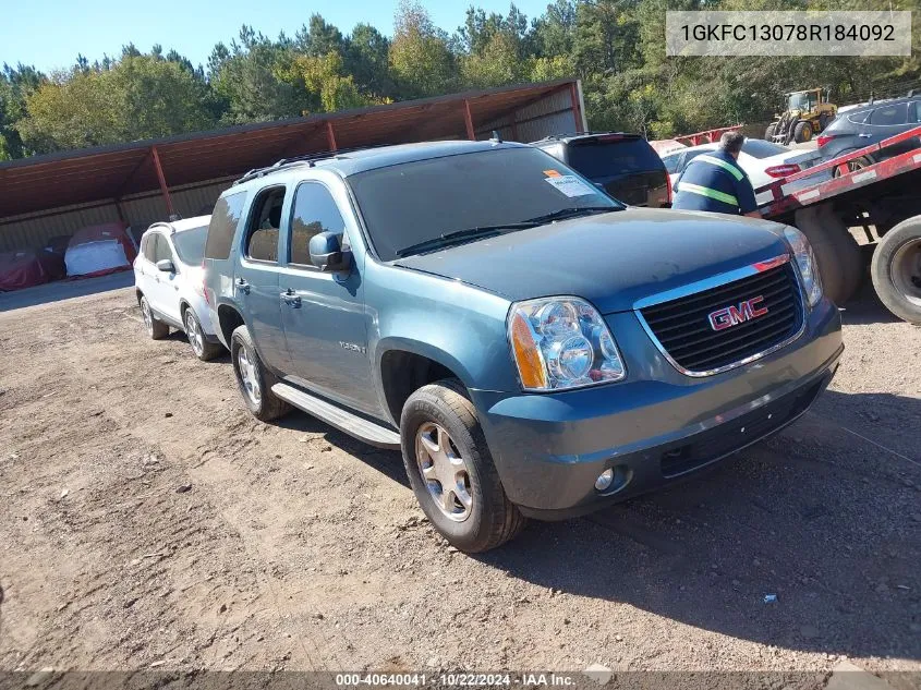 1GKFC13078R184092 2008 GMC Yukon Slt