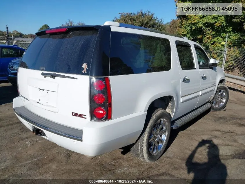 2008 GMC Yukon Xl 1500 Denali VIN: 1GKFK66858J145095 Lot: 40640644