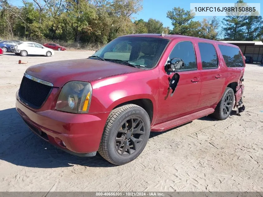 2008 GMC Yukon Xl 1500 Slt VIN: 1GKFC16J98R150885 Lot: 40656301