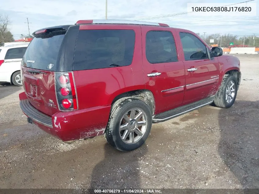 1GKEC63808J176820 2008 GMC Yukon Denali