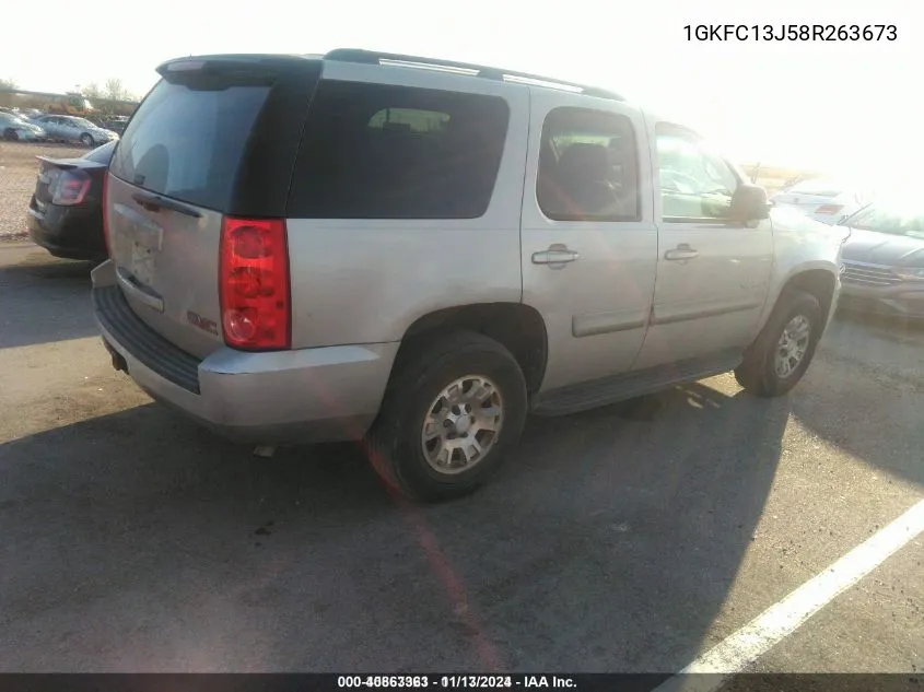 2008 GMC Yukon Sle VIN: 1GKFC13J58R263673 Lot: 40863363