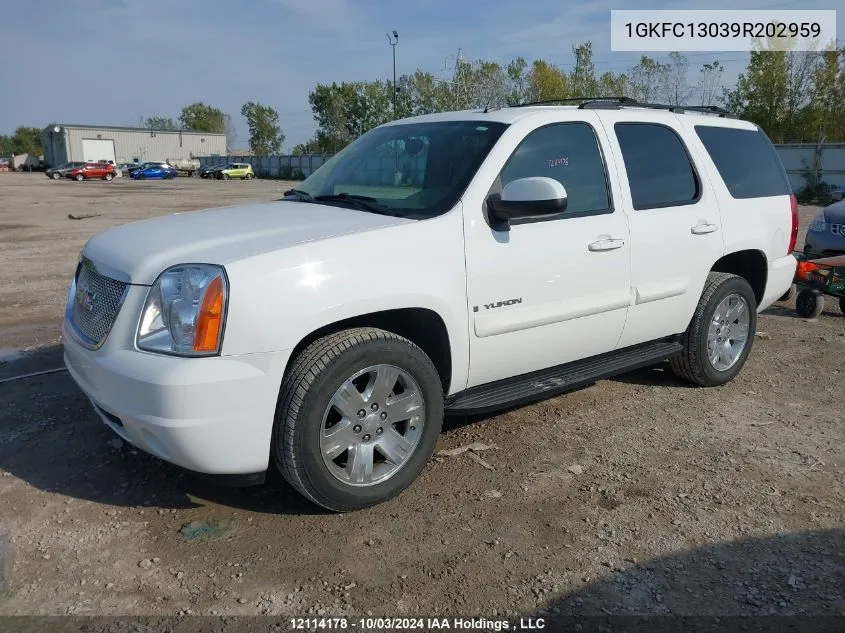 1GKFC13039R202959 2009 GMC Yukon