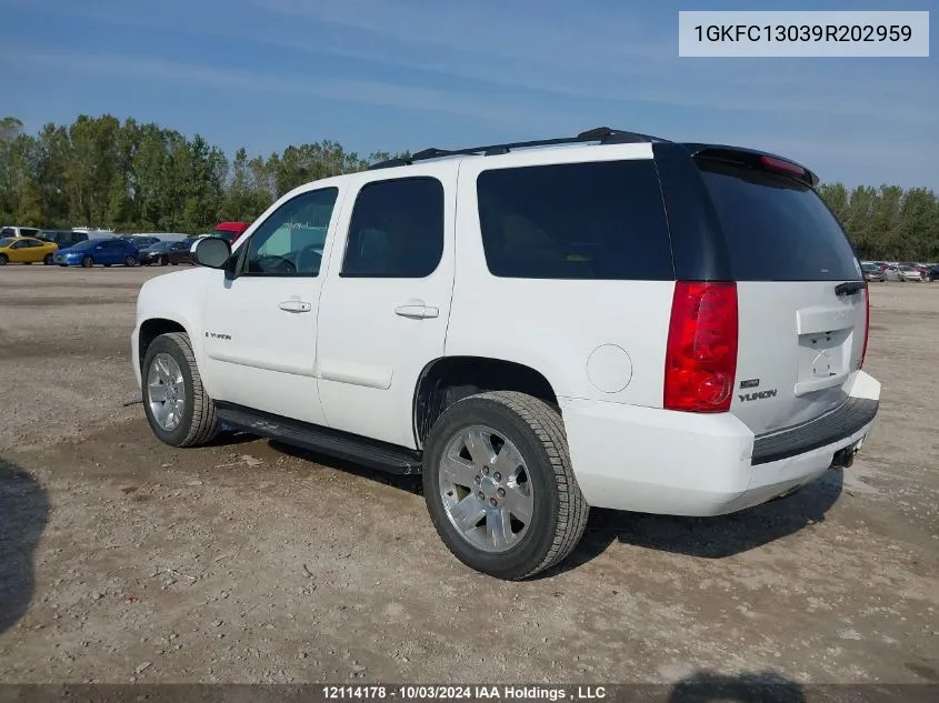 1GKFC13039R202959 2009 GMC Yukon