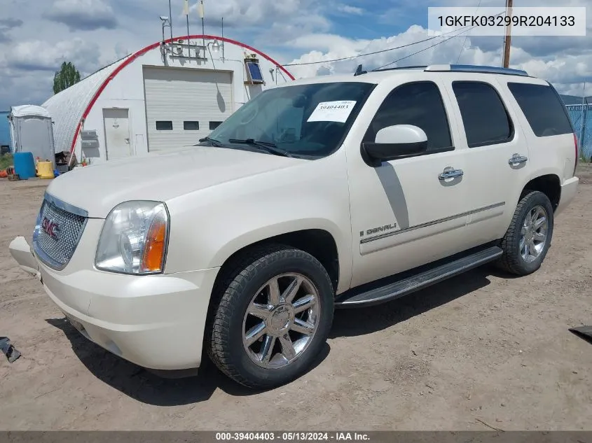 1GKFK03299R204133 2009 GMC Yukon Denali