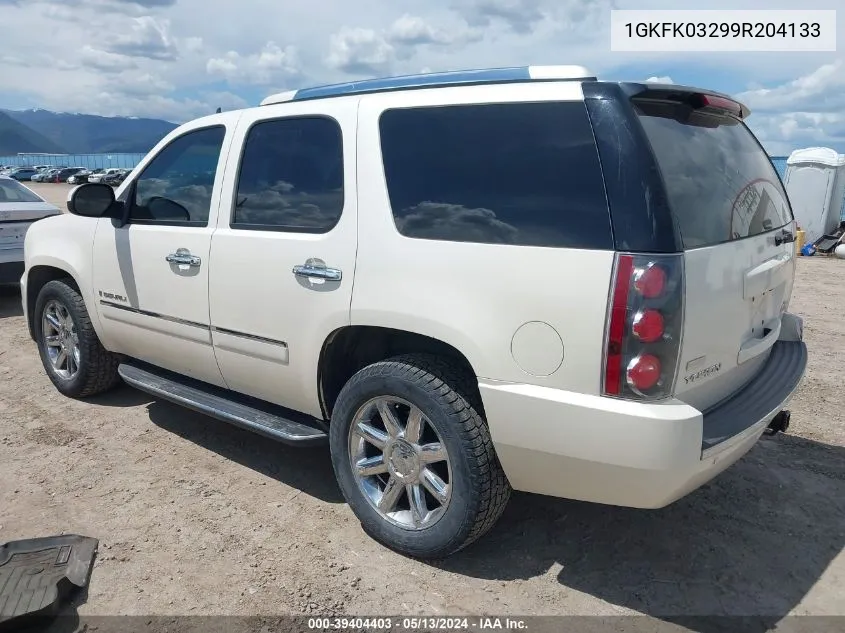 1GKFK03299R204133 2009 GMC Yukon Denali