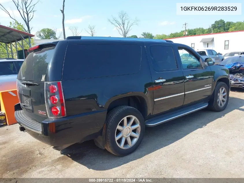 2009 GMC Yukon Xl 1500 Denali VIN: 1GKFK06269R283529 Lot: 39915722