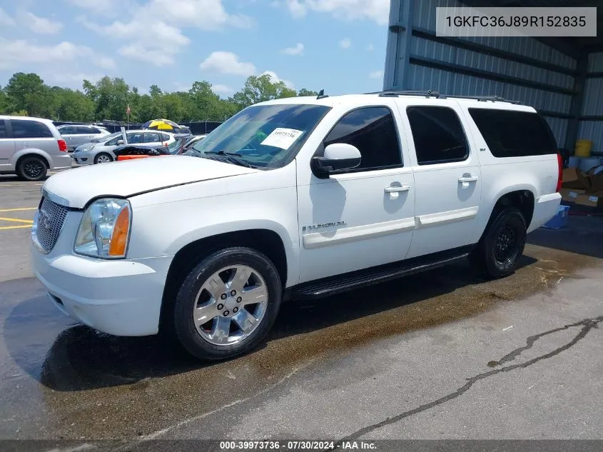 2009 GMC Yukon Xl 1500 Slt2 VIN: 1GKFC36J89R152835 Lot: 39973736