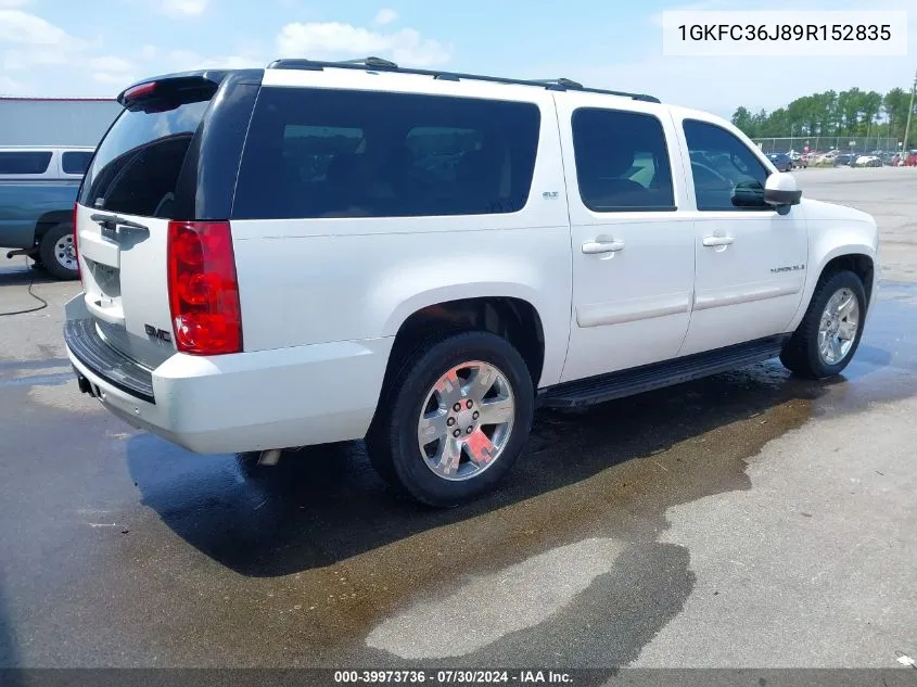 2009 GMC Yukon Xl 1500 Slt2 VIN: 1GKFC36J89R152835 Lot: 39973736