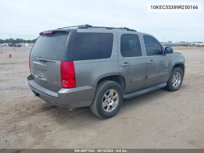 2009 GMC Yukon Slt2 VIN: 1GKEC33389R250166 Lot: 40077422