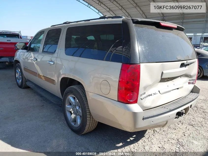 2009 GMC Yukon Xl C1500 Slt VIN: 1GKFC36099R267077 Lot: 40159038