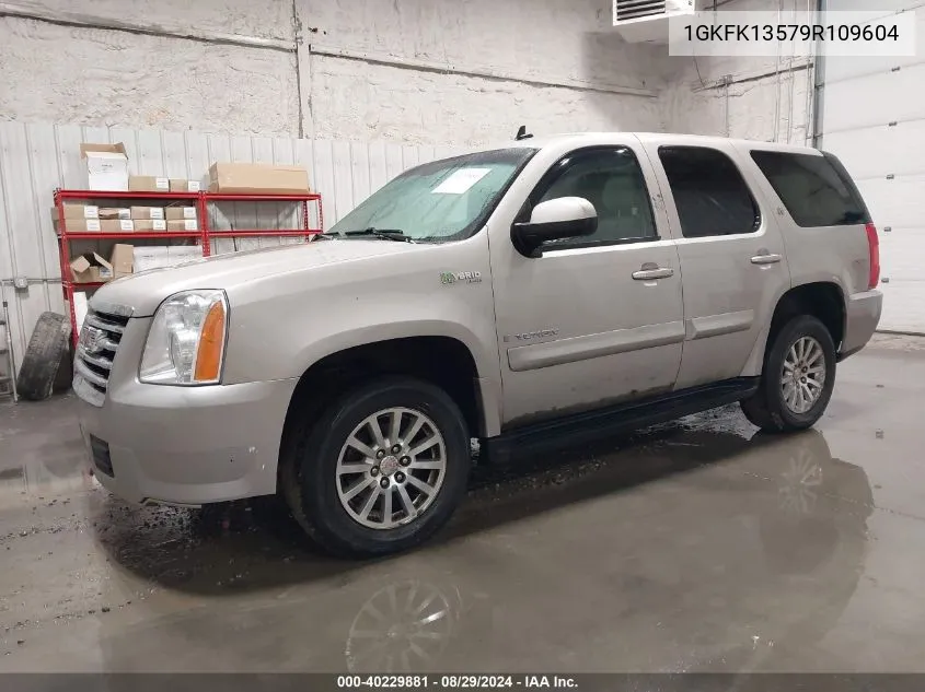 2009 GMC Yukon Hybrid VIN: 1GKFK13579R109604 Lot: 40229881