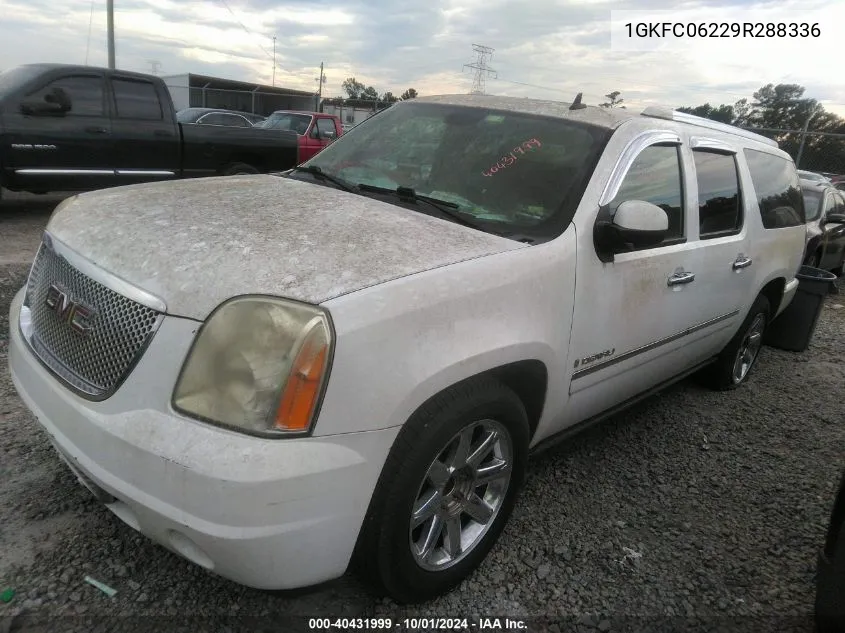 2009 GMC Yukon Xl 1500 Denali VIN: 1GKFC06229R288336 Lot: 40431999