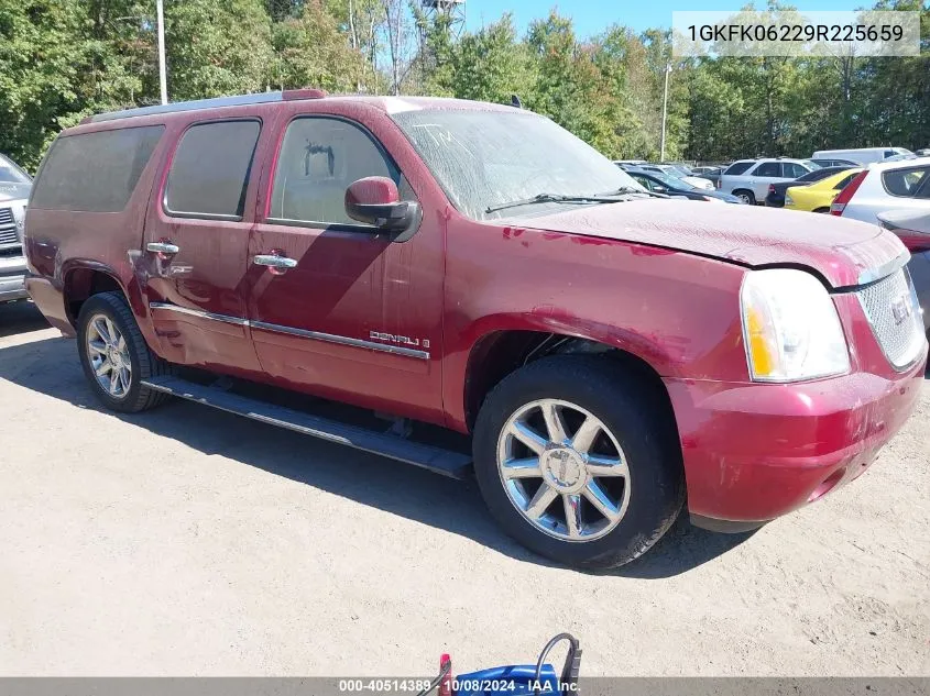 2009 GMC Yukon Xl 1500 Denali VIN: 1GKFK06229R225659 Lot: 40514389