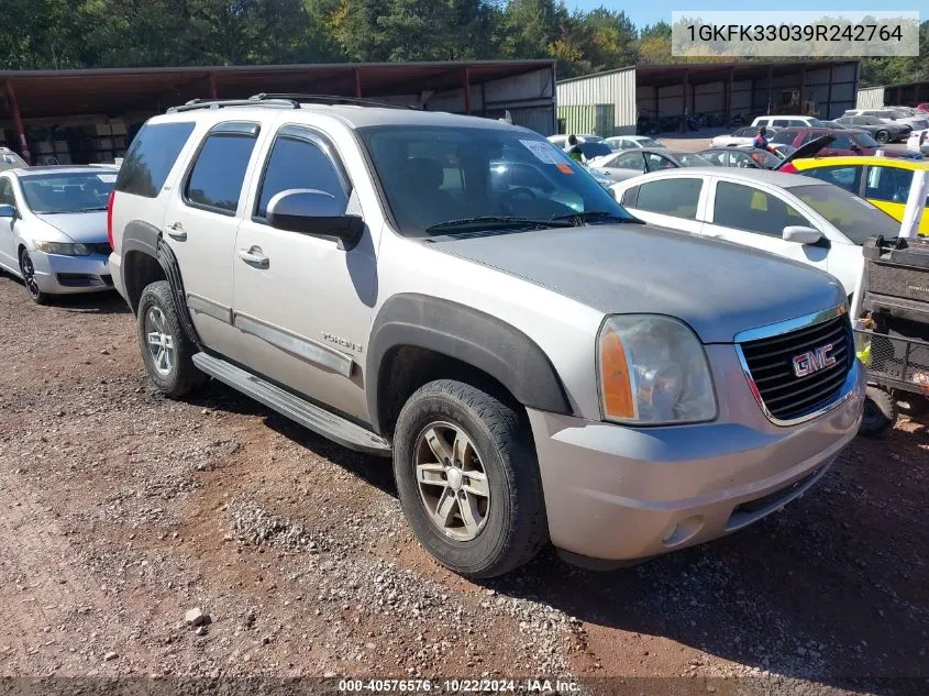 2009 GMC Yukon Slt2 VIN: 1GKFK33039R242764 Lot: 40576576