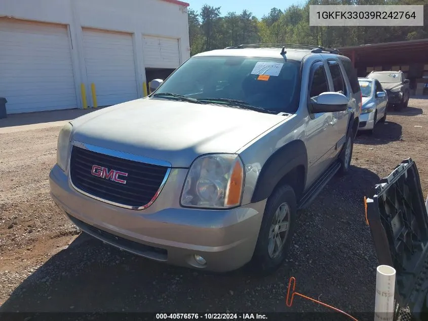 2009 GMC Yukon Slt2 VIN: 1GKFK33039R242764 Lot: 40576576