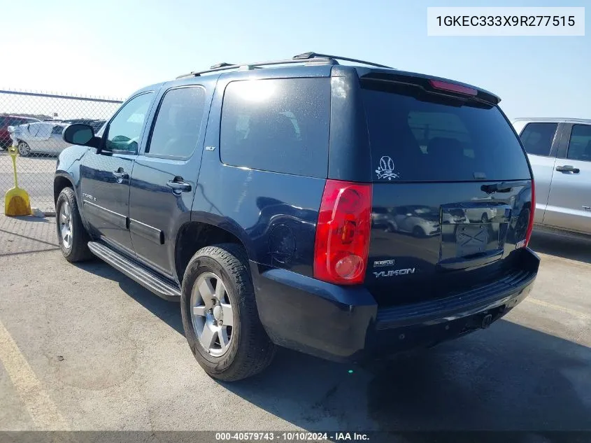 2009 GMC Yukon Slt1 VIN: 1GKEC333X9R277515 Lot: 40579743