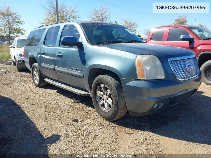 2009 GMC Yukon Xl 1500 Slt1 VIN: 1GKFC36J39R207966 Lot: 40644646