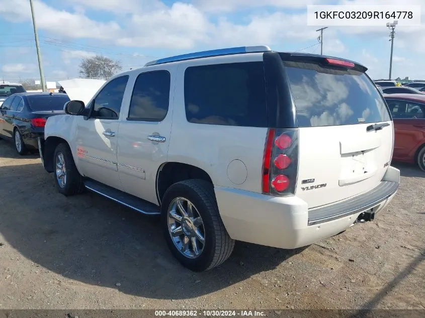 1GKFC03209R164778 2009 GMC Yukon Denali