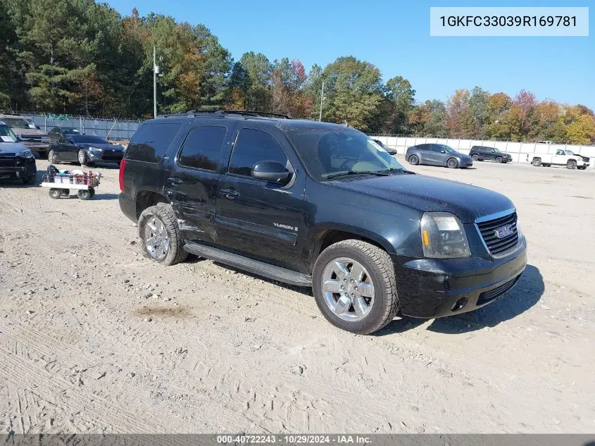 2009 GMC Yukon Slt2 VIN: 1GKFC33039R169781 Lot: 40722243