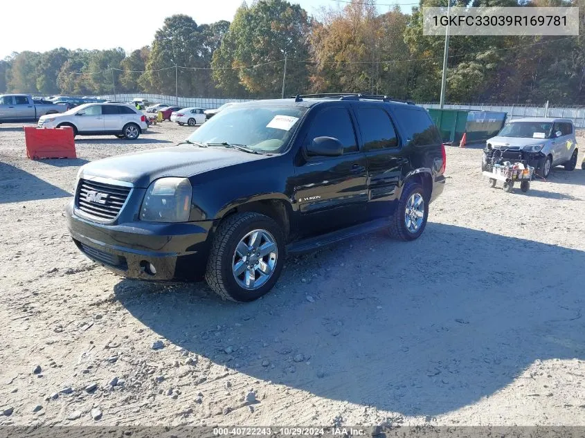 2009 GMC Yukon Slt2 VIN: 1GKFC33039R169781 Lot: 40722243