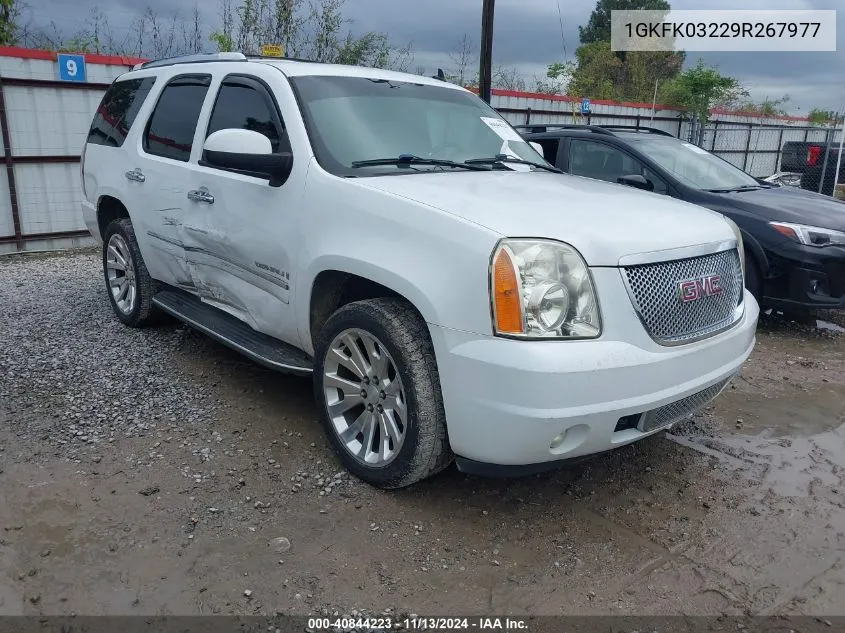 2009 GMC Yukon Denali VIN: 1GKFK03229R267977 Lot: 40844223