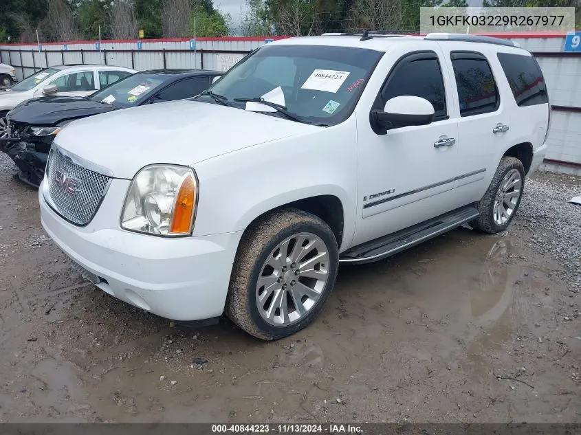 2009 GMC Yukon Denali VIN: 1GKFK03229R267977 Lot: 40844223