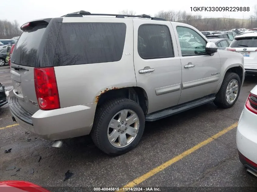 1GKFK33009R229888 2009 GMC Yukon Slt2