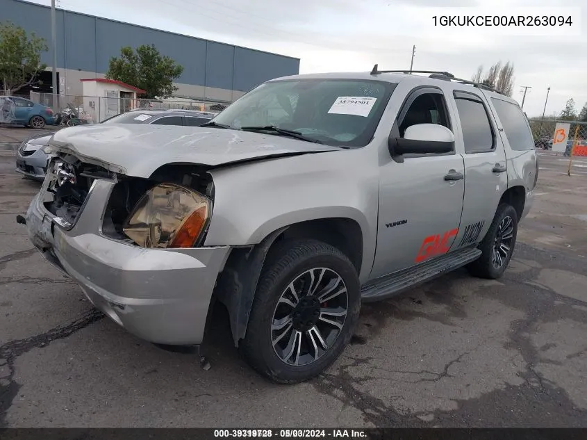 2010 GMC Yukon Slt VIN: 1GKUKCE00AR263094 Lot: 39319728