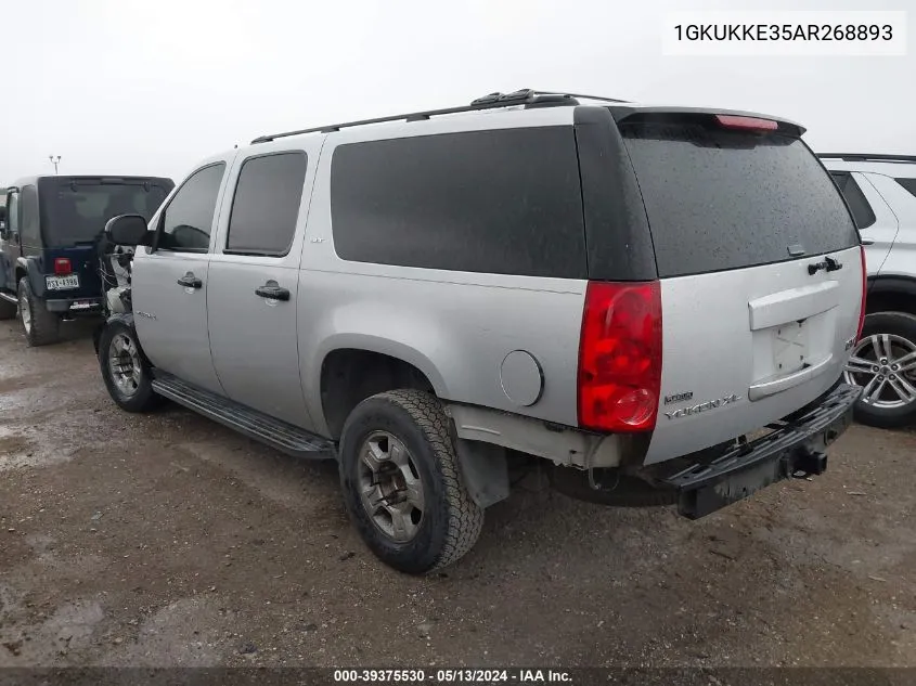 2010 GMC Yukon Xl 1500 Slt VIN: 1GKUKKE35AR268893 Lot: 39375530