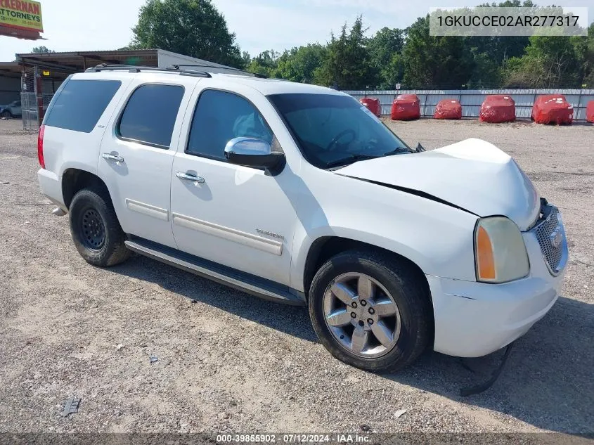 2010 GMC Yukon Slt VIN: 1GKUCCE02AR277317 Lot: 39855902