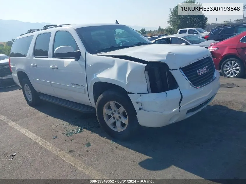 2010 GMC Yukon Xl 1500 Sle VIN: 1GKUKHE33AR193548 Lot: 39949352