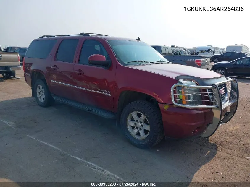 2010 GMC Yukon Xl 1500 Slt VIN: 1GKUKKE36AR264836 Lot: 39953230