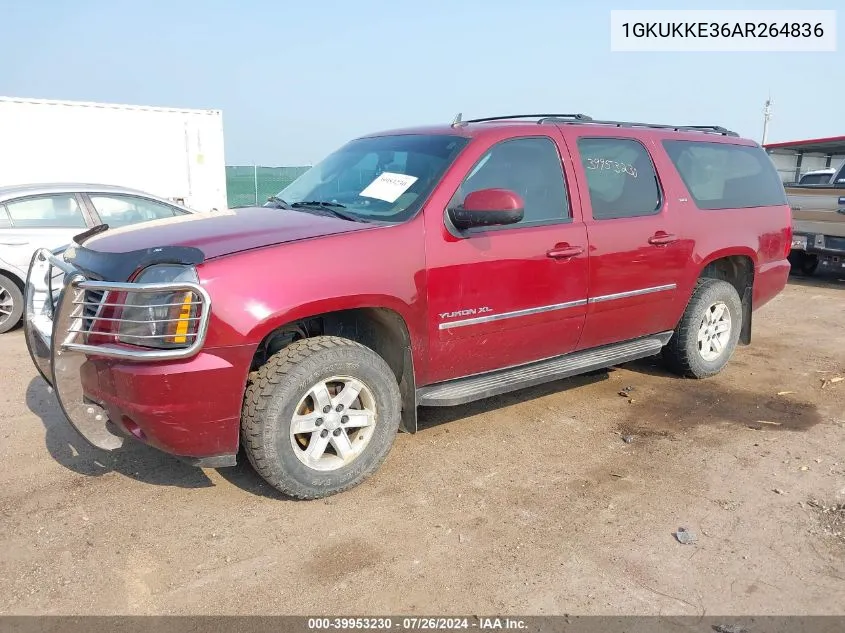 2010 GMC Yukon Xl 1500 Slt VIN: 1GKUKKE36AR264836 Lot: 39953230