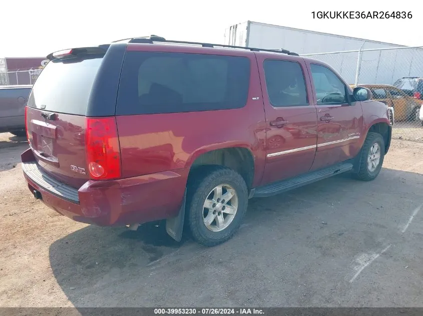 2010 GMC Yukon Xl 1500 Slt VIN: 1GKUKKE36AR264836 Lot: 39953230